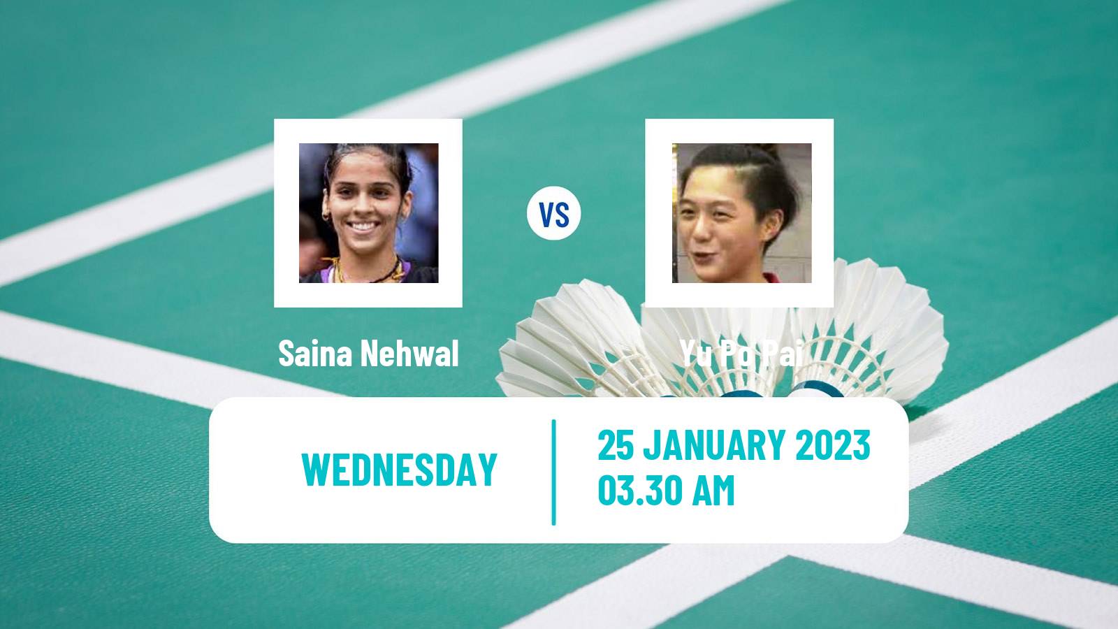 Badminton Badminton Saina Nehwal - Yu Po Pai