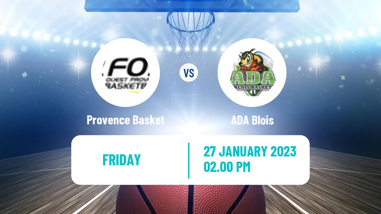 Basketball French LNB Provence Basket - ADA Blois