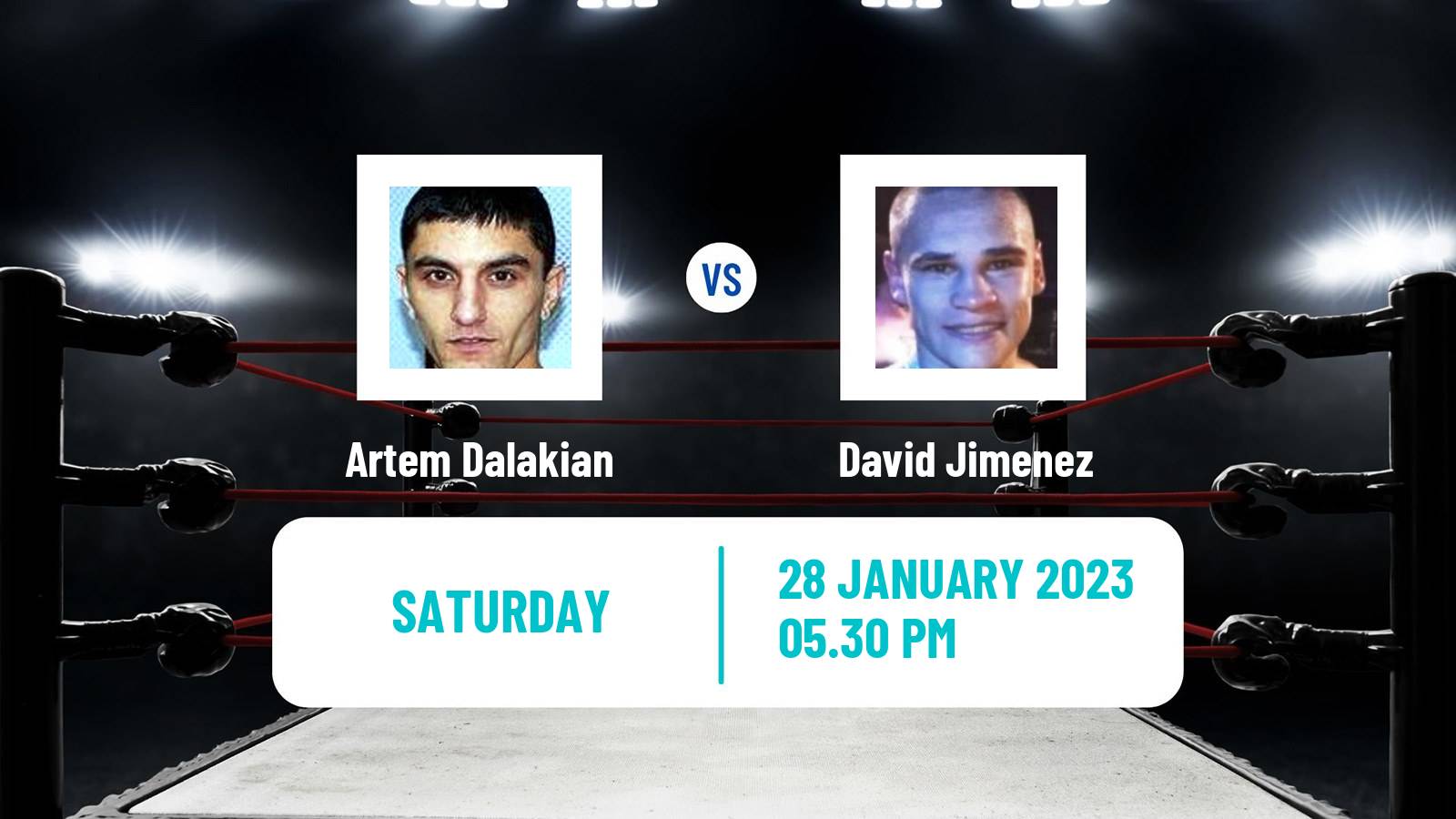 Boxing Boxing Artem Dalakian - David Jimenez