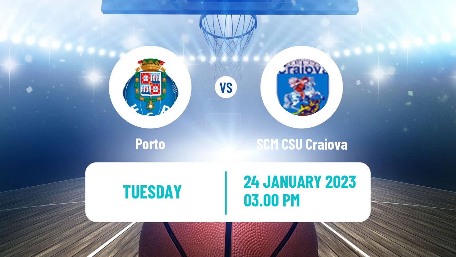 Basketball FIBA Europe Cup Porto - SCM CSU Craiova