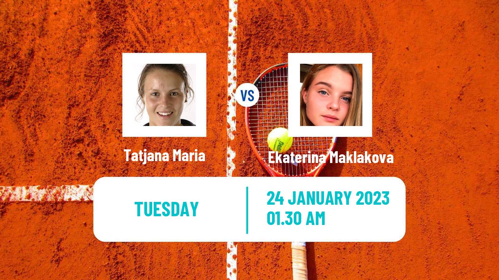 Tennis ITF Tournaments Tatjana Maria - Ekaterina Maklakova