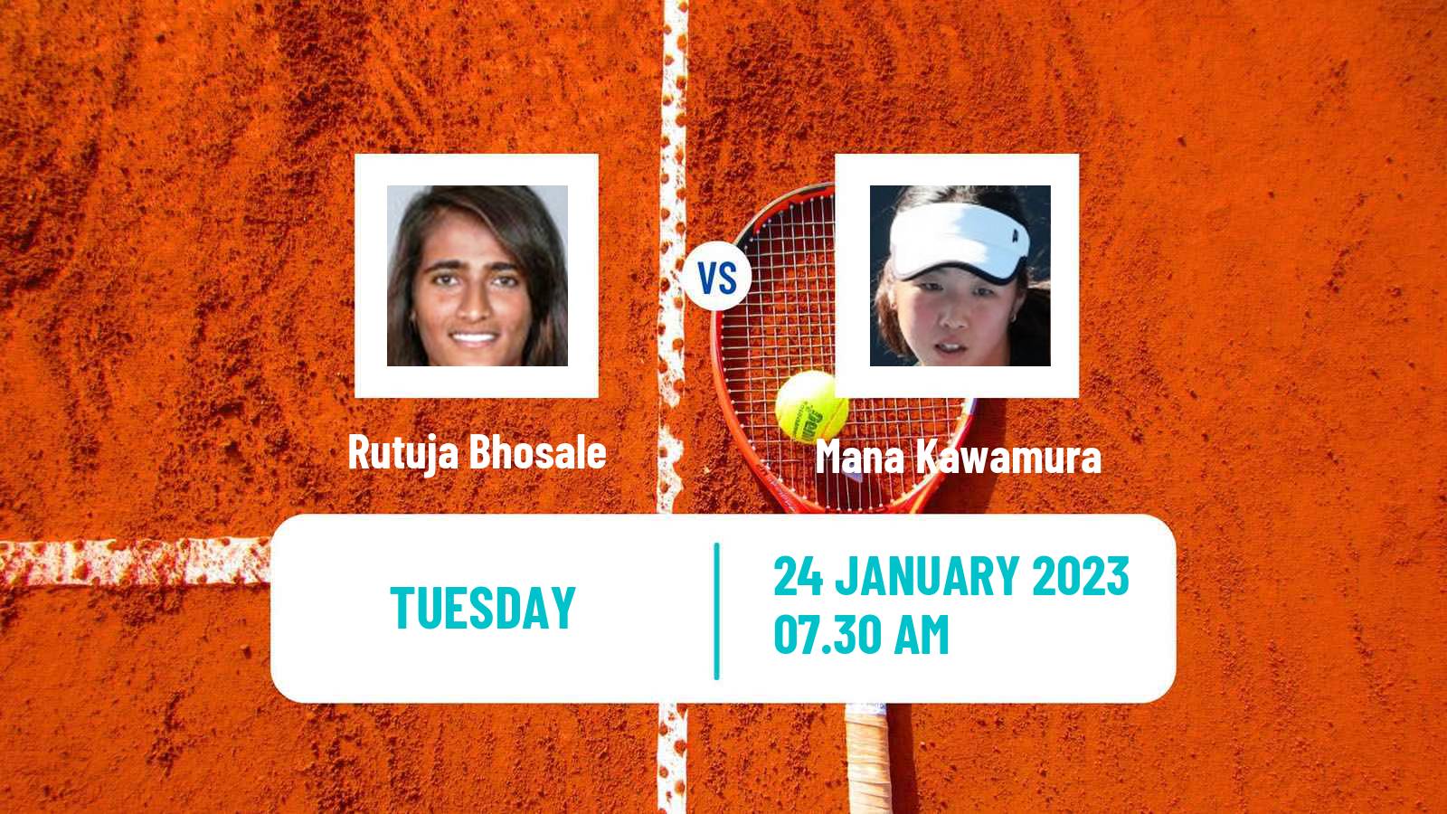 Tennis ITF Tournaments Rutuja Bhosale - Mana Kawamura