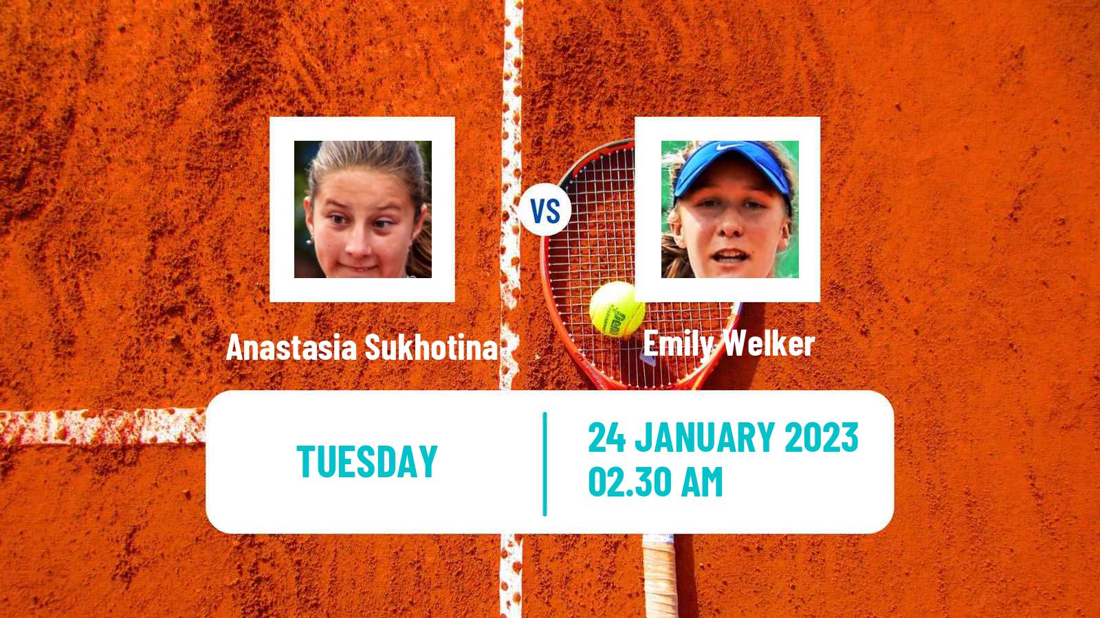 Tennis ITF Tournaments Anastasia Sukhotina - Emily Welker