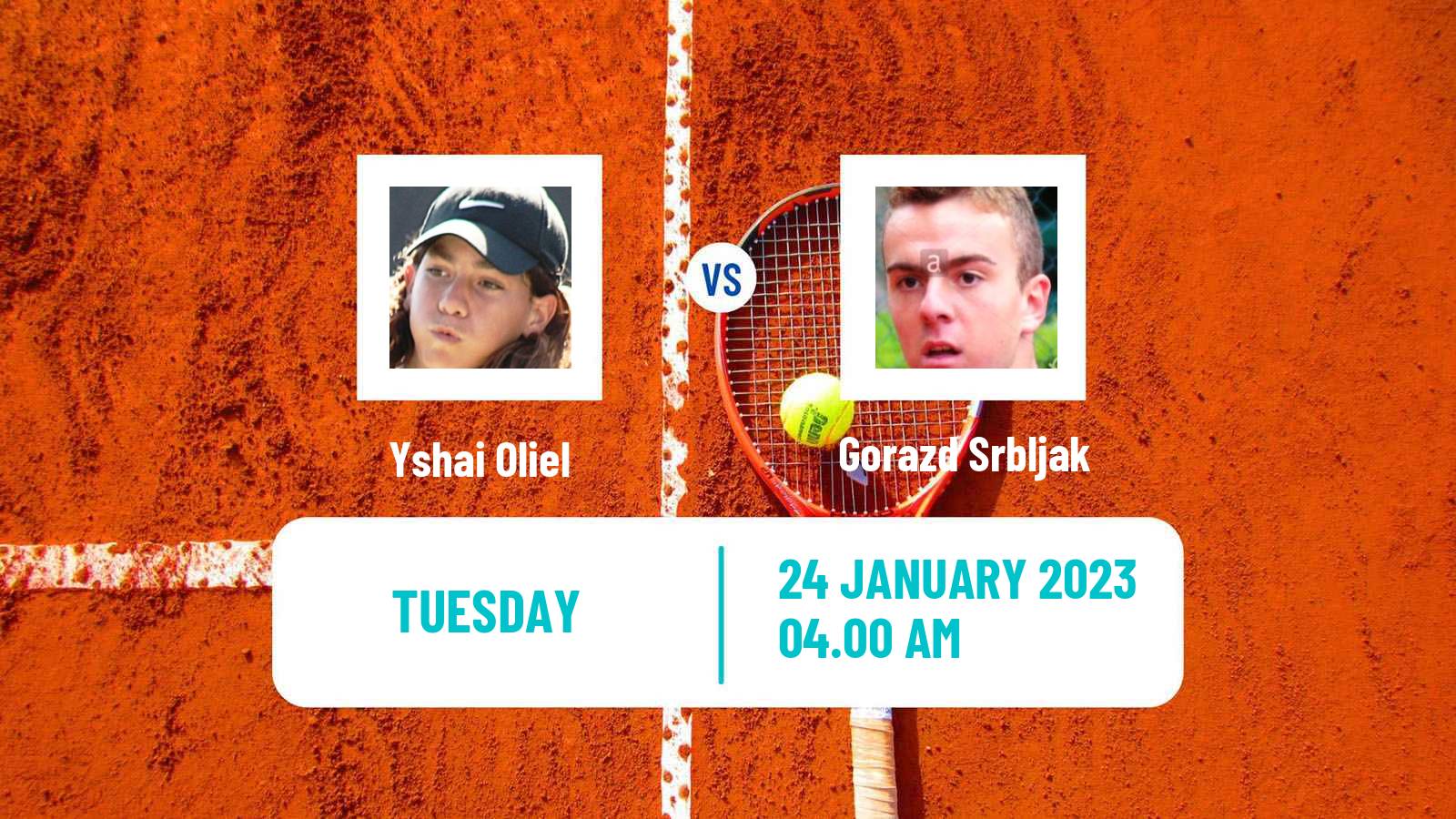 Tennis ITF Tournaments Yshai Oliel - Gorazd Srbljak