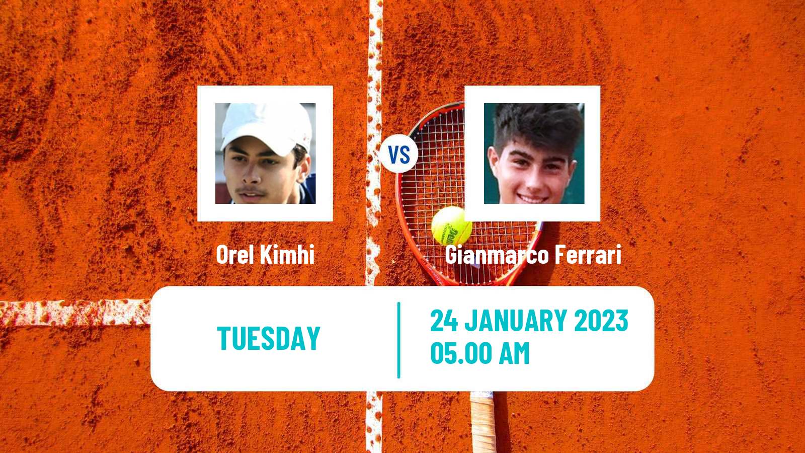 Tennis ITF Tournaments Orel Kimhi - Gianmarco Ferrari