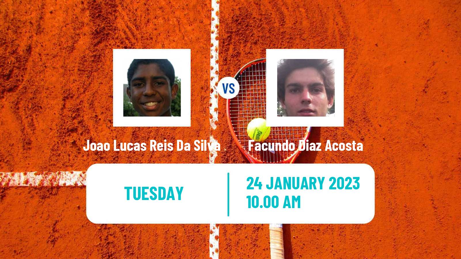 Tennis ATP Challenger Joao Lucas Reis Da Silva - Facundo Diaz Acosta