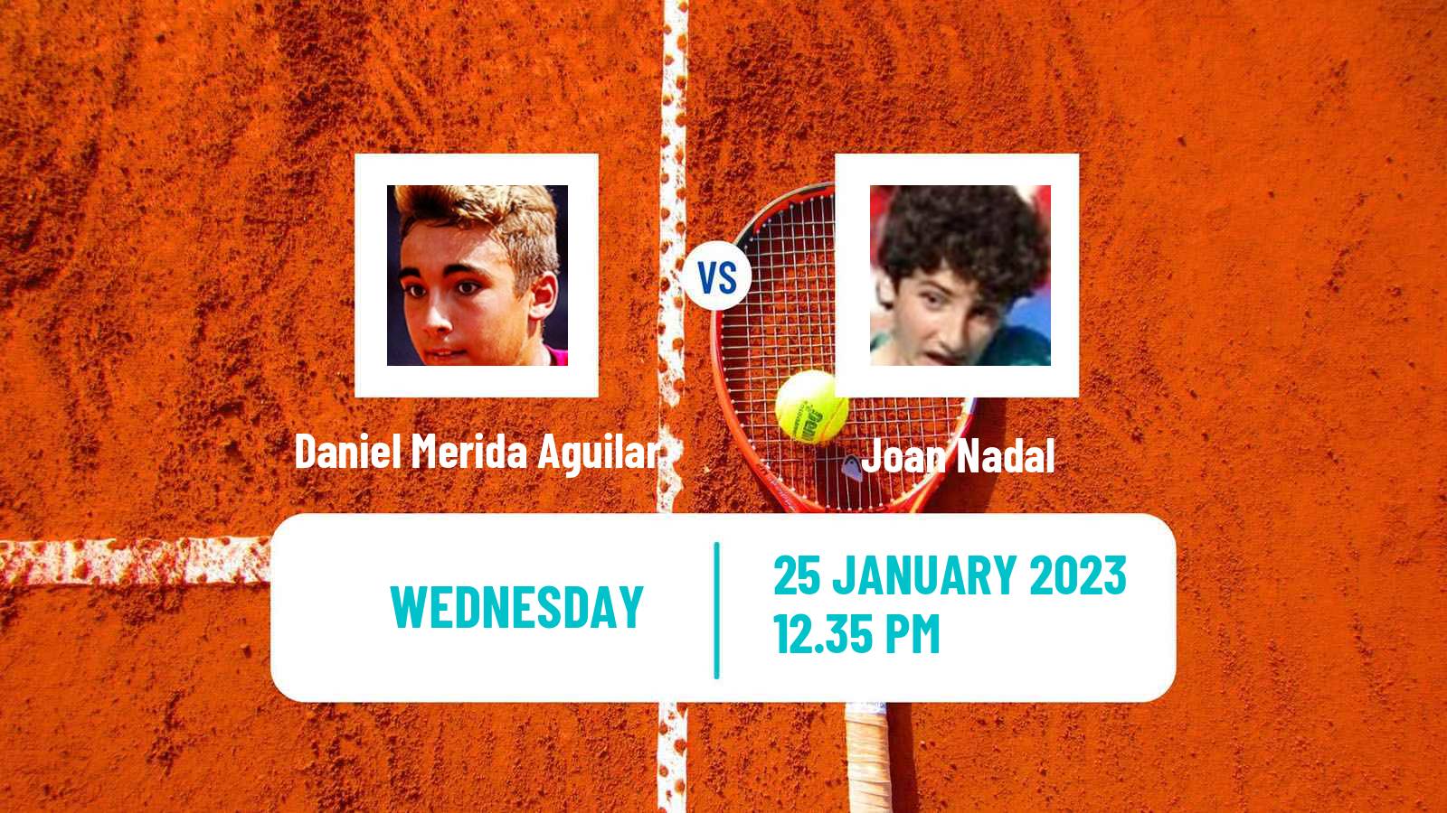 Tennis ITF Tournaments Daniel Merida Aguilar - Joan Nadal