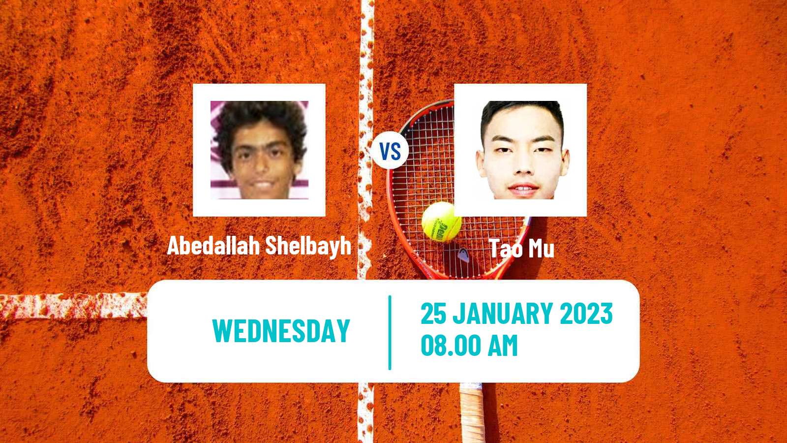 Tennis ITF Tournaments Abedallah Shelbayh - Tao Mu