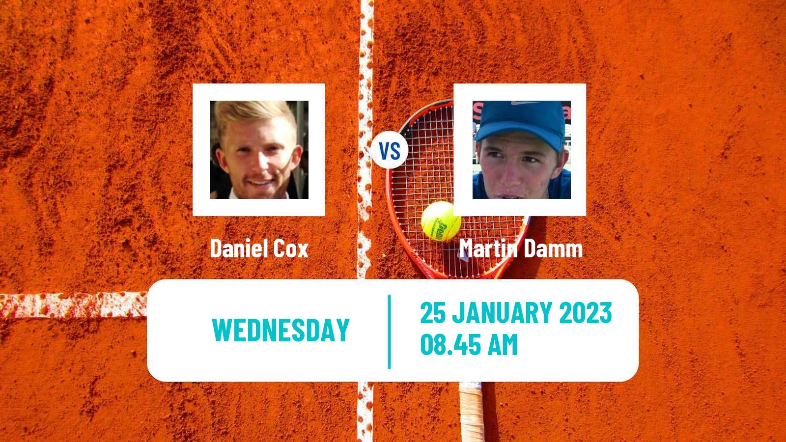 Tennis ITF Tournaments Daniel Cox - Martin Damm