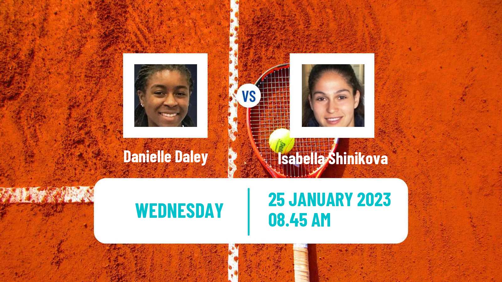 Tennis ITF Tournaments Danielle Daley - Isabella Shinikova