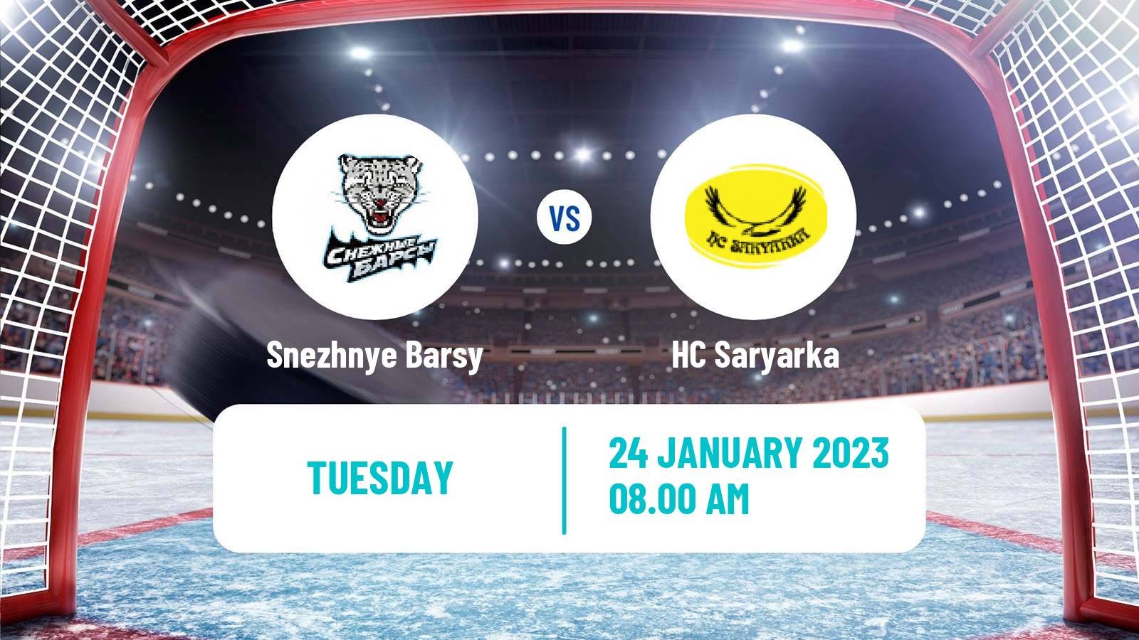 Hockey Kazakh Ice Hockey Championship Snezhnye Barsy - Saryarka