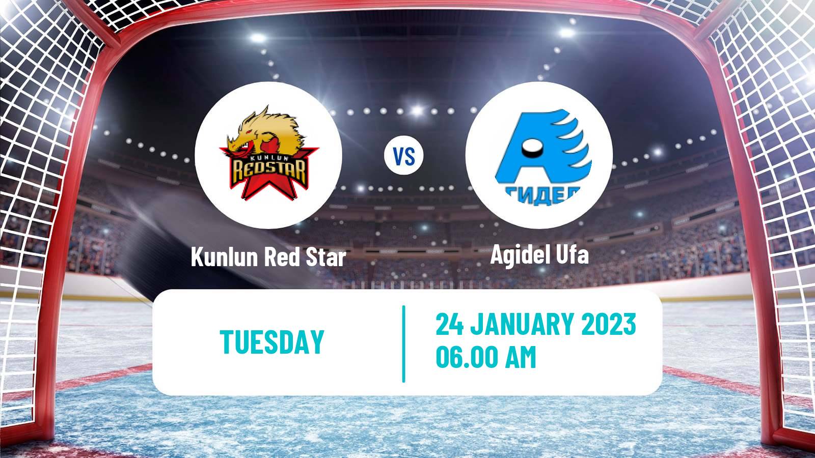 Hockey Russian WHL Kunlun Red Star - Agidel Ufa