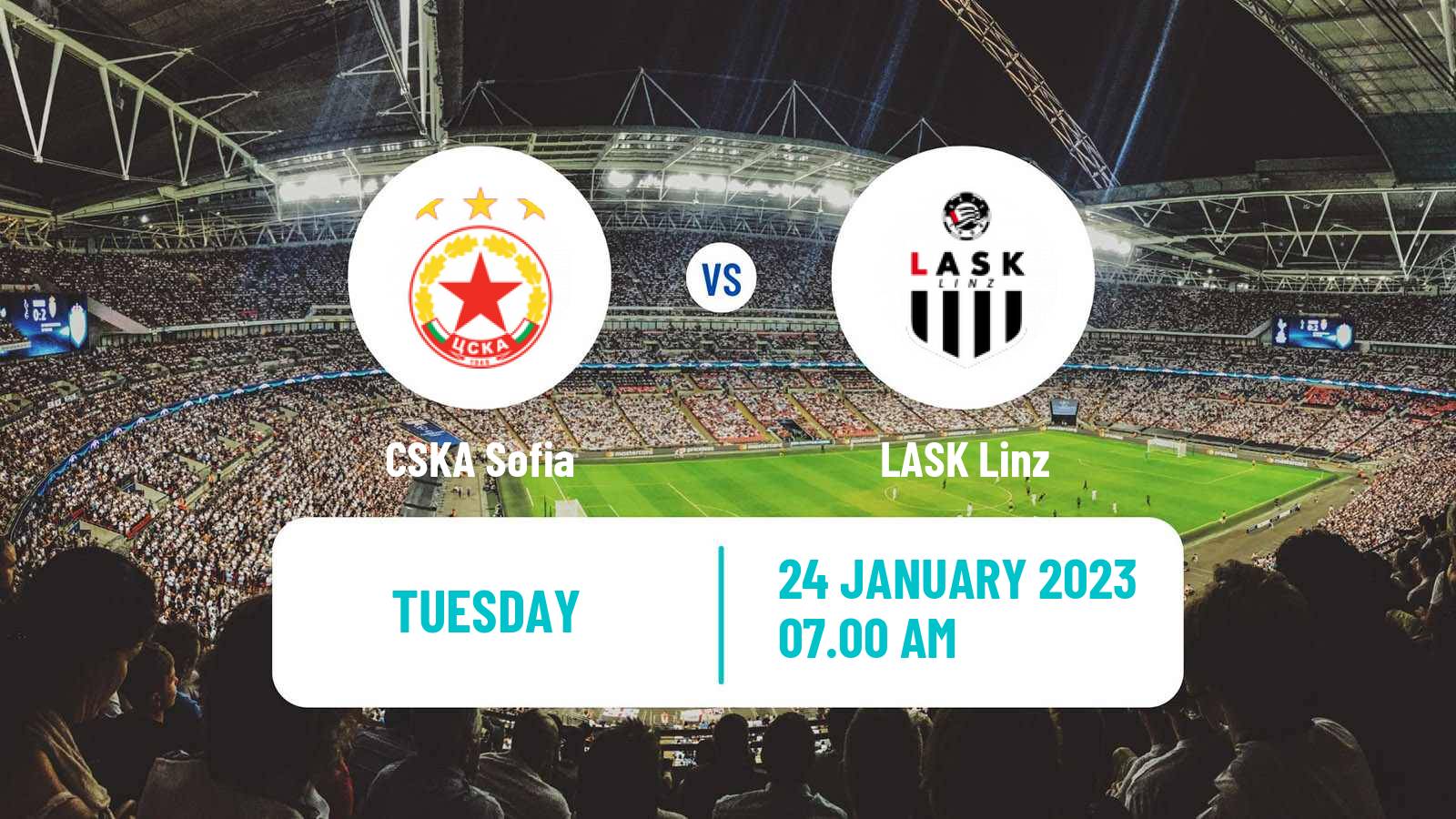 Soccer Club Friendly CSKA Sofia - LASK Linz