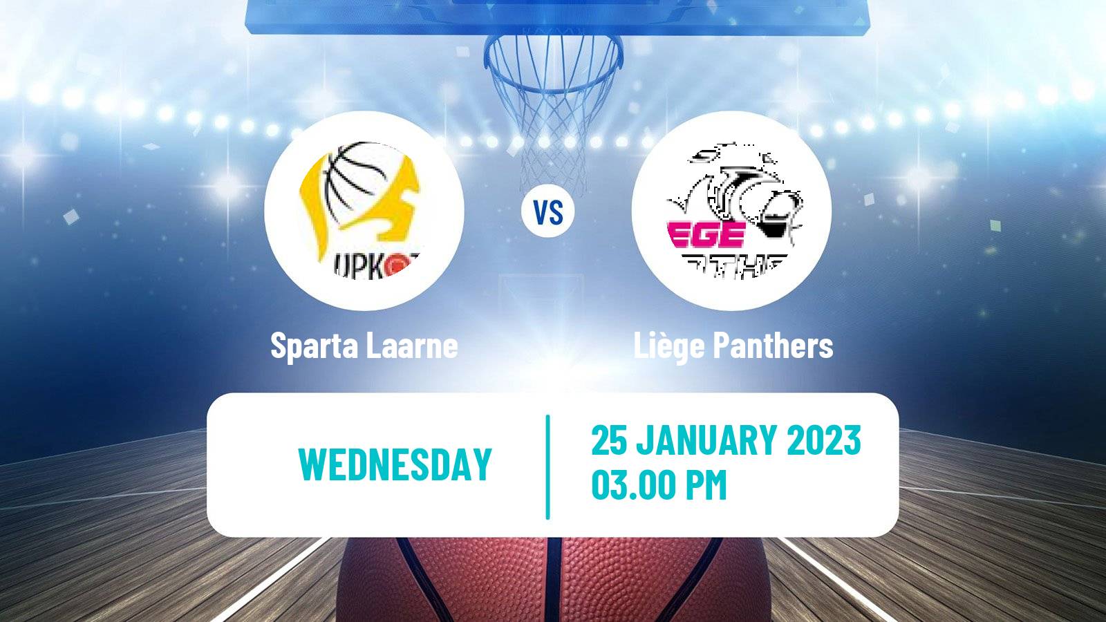 Basketball Belgian Top Division Basketball Women Sparta Laarne - Liège Panthers