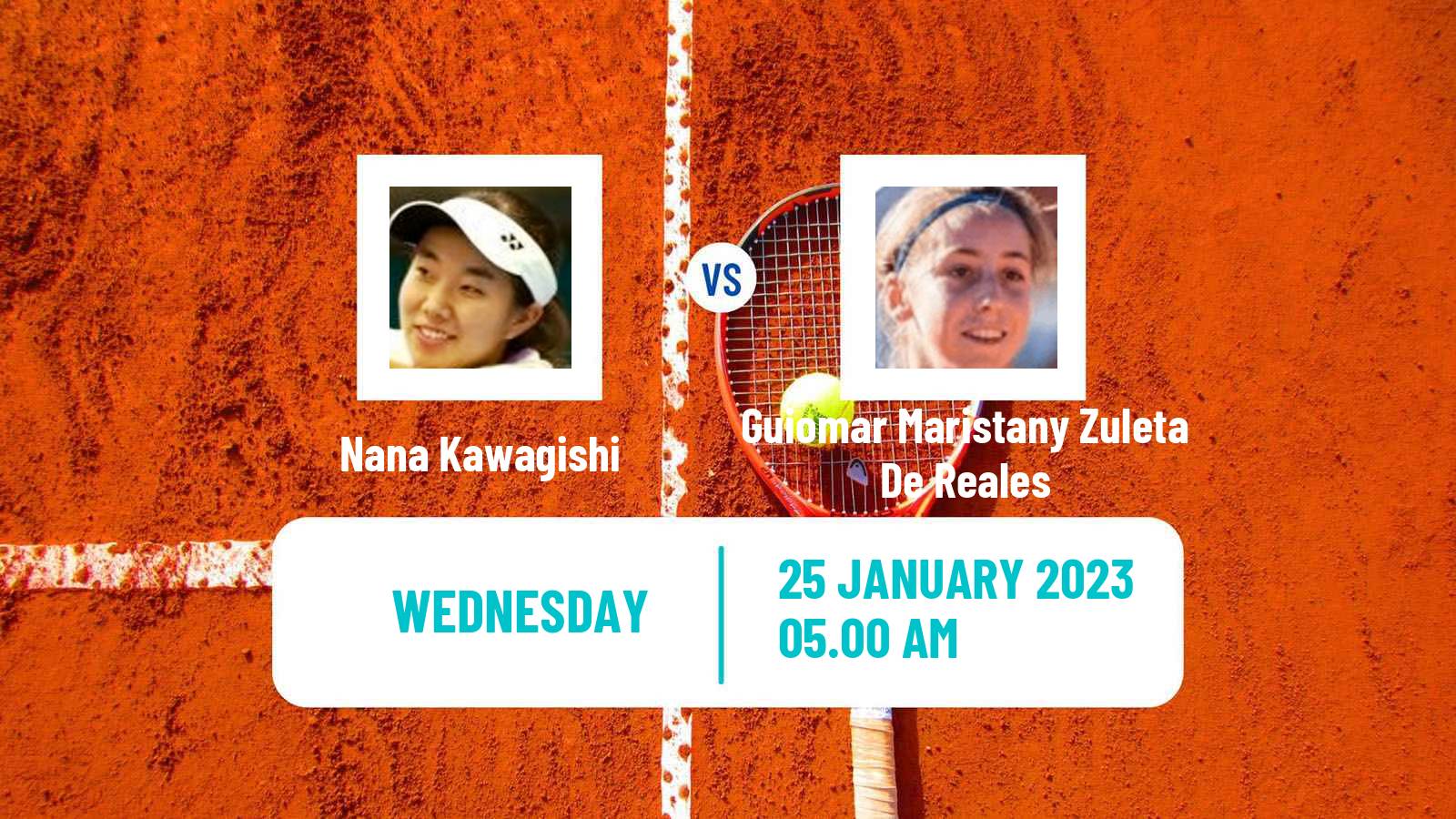 Tennis ITF Tournaments Nana Kawagishi - Guiomar Maristany Zuleta De Reales