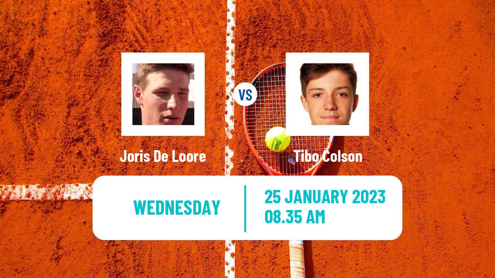 Tennis ATP Challenger Joris De Loore - Tibo Colson