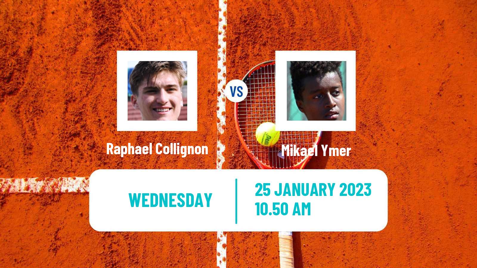 Tennis ATP Challenger Raphael Collignon - Mikael Ymer