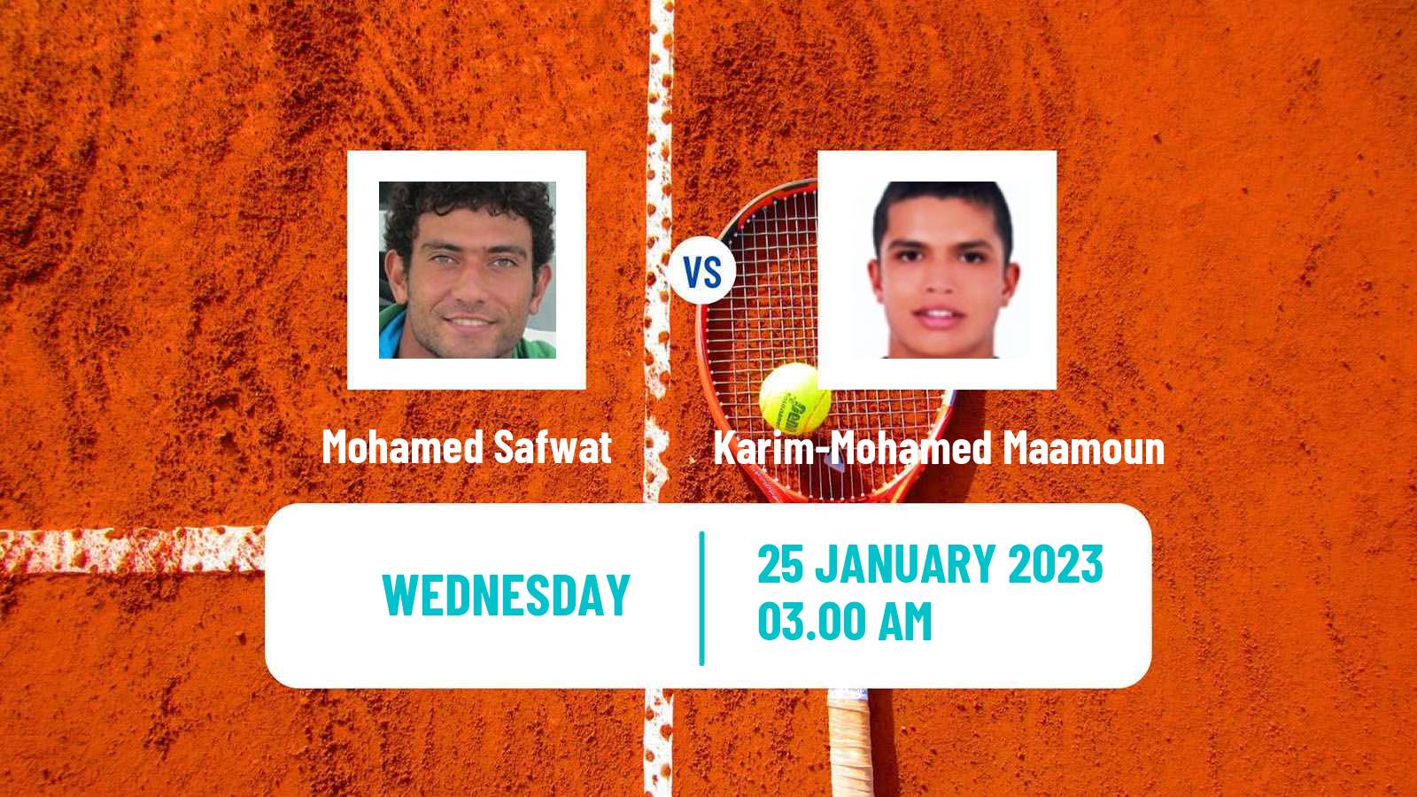 Tennis ITF Tournaments Mohamed Safwat - Karim-Mohamed Maamoun