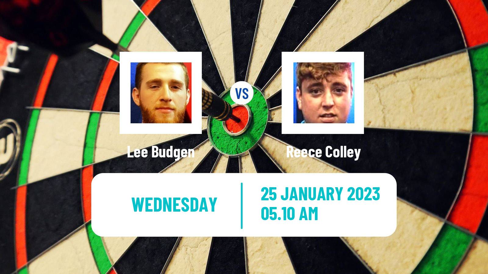 Darts Darts Lee Budgen - Reece Colley