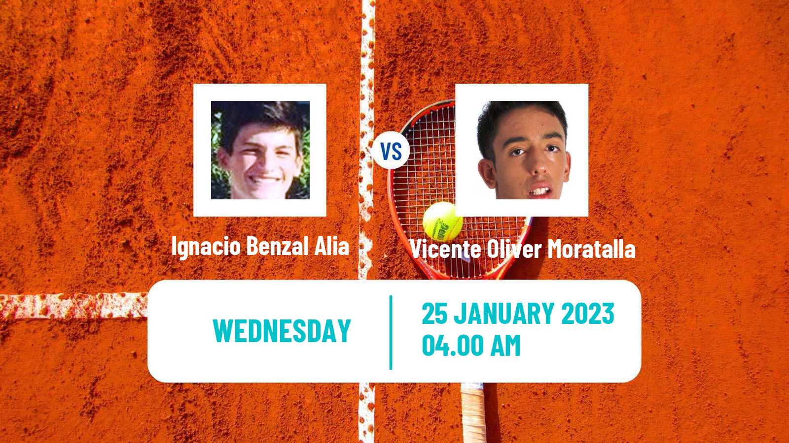 Tennis ITF Tournaments Ignacio Benzal Alia - Vicente Oliver Moratalla
