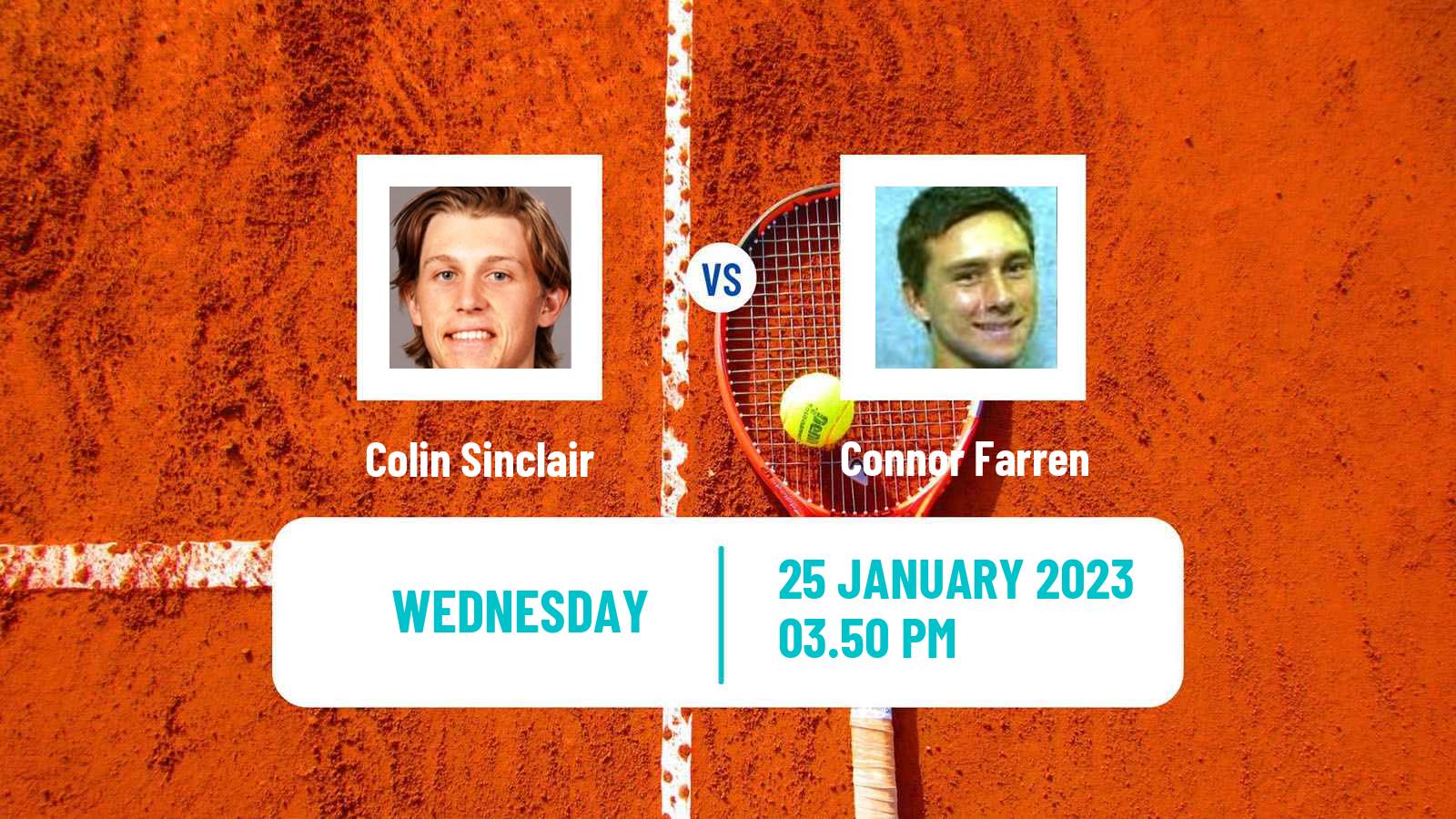 Tennis ITF Tournaments Colin Sinclair - Connor Farren
