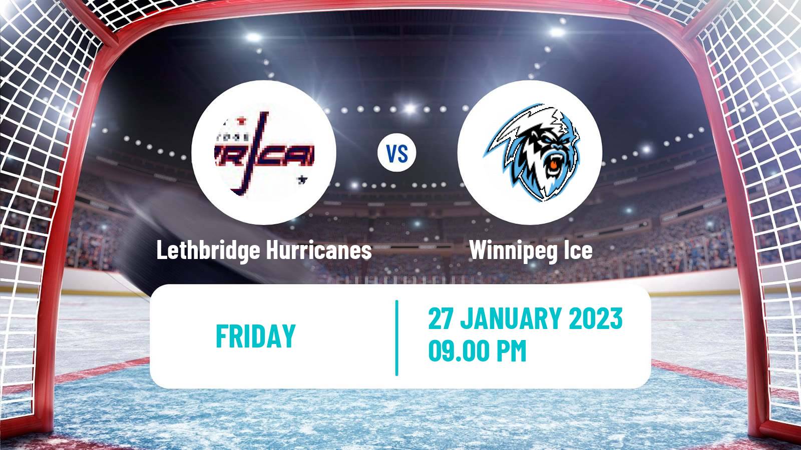 Hockey WHL Lethbridge Hurricanes - Winnipeg Ice