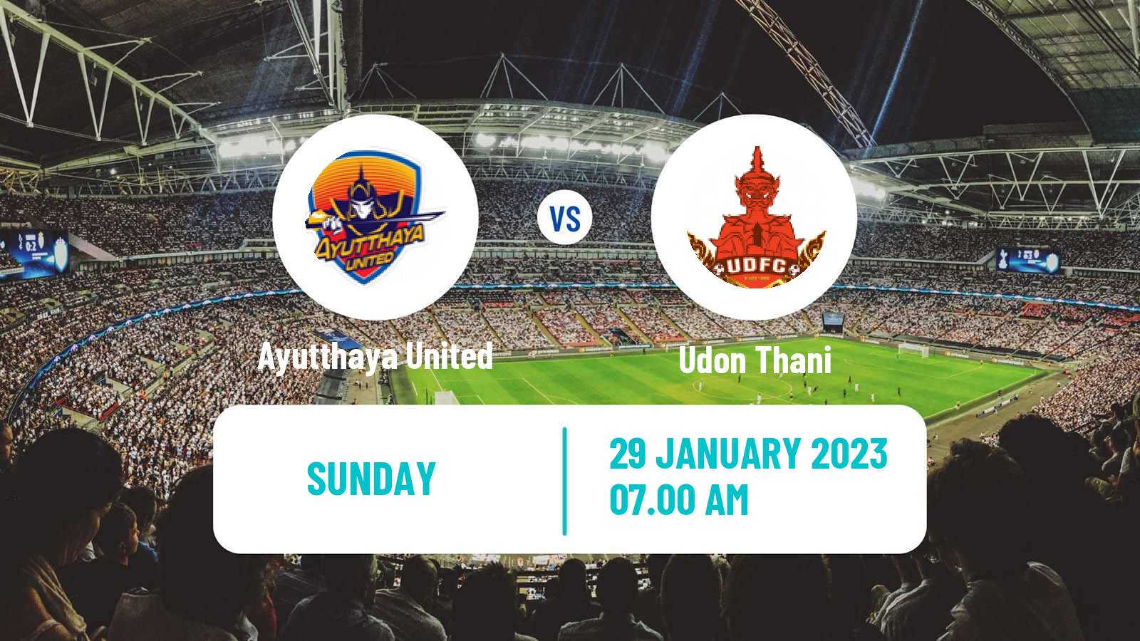 Soccer Thai League 2 Ayutthaya United - Udon Thani