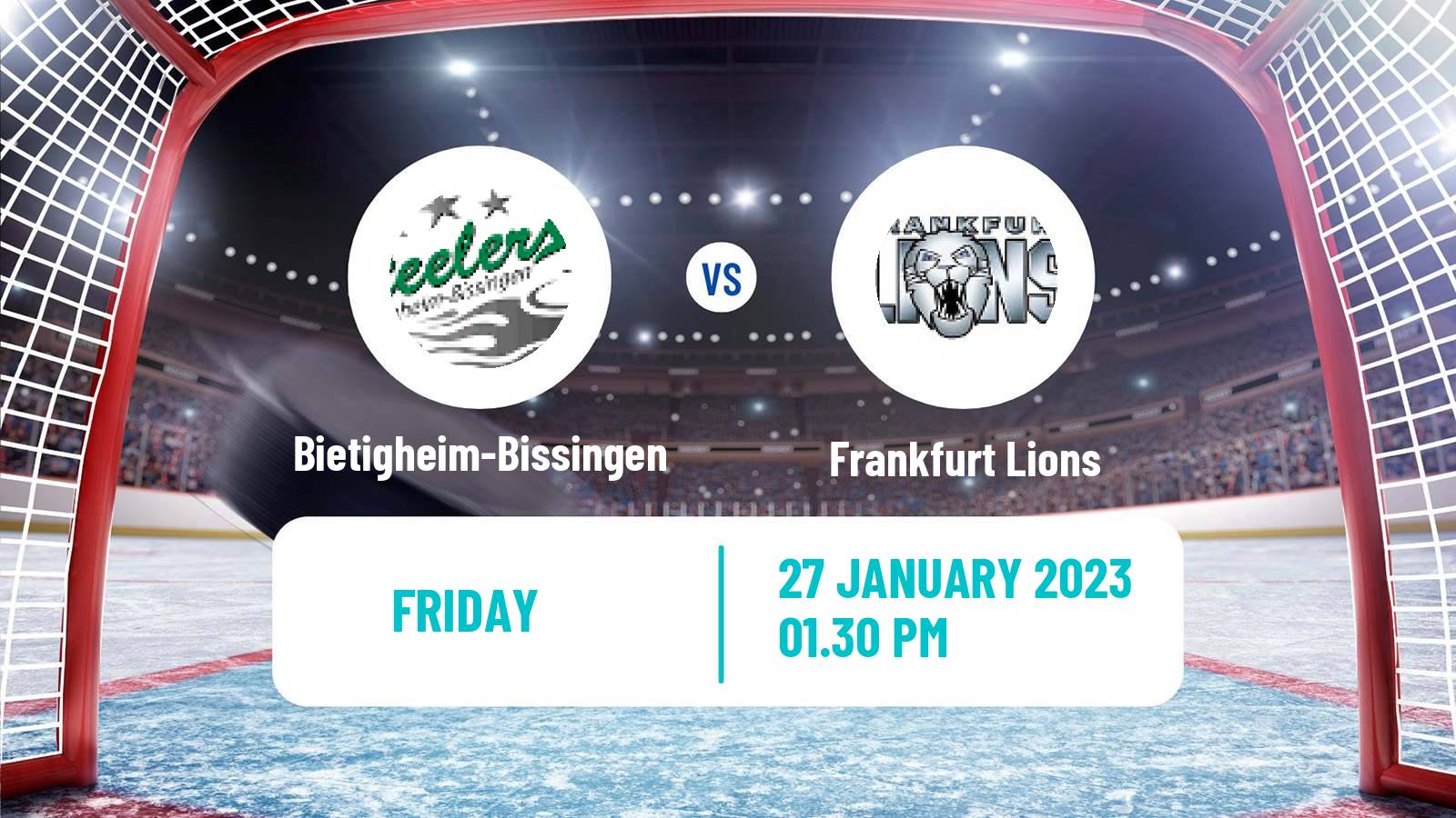 Hockey German Ice Hockey League Bietigheim-Bissingen - Frankfurt Lions