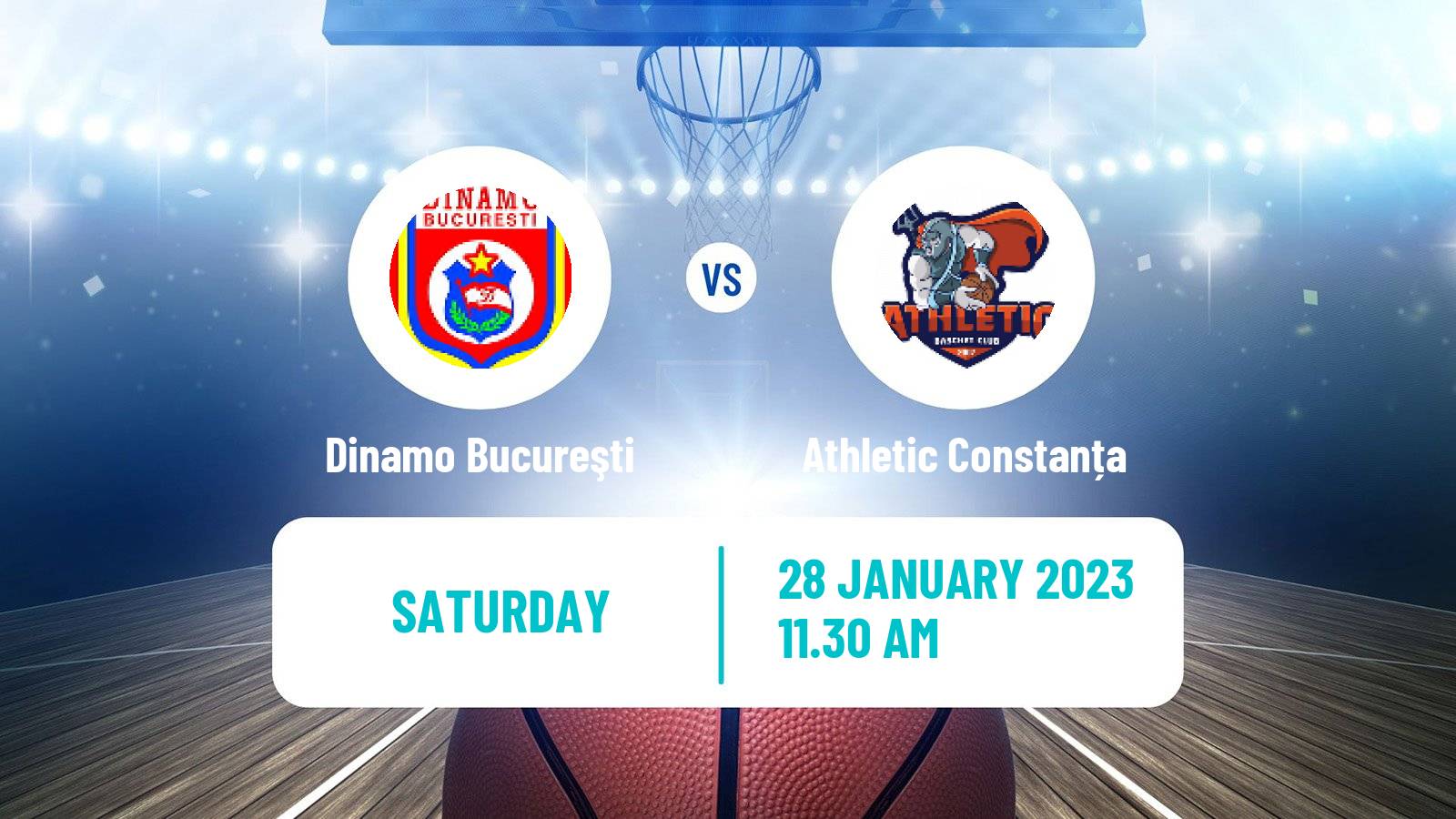 Basketball Romanian Divizia A Basketball Dinamo Bucureşti - Athletic Constanța