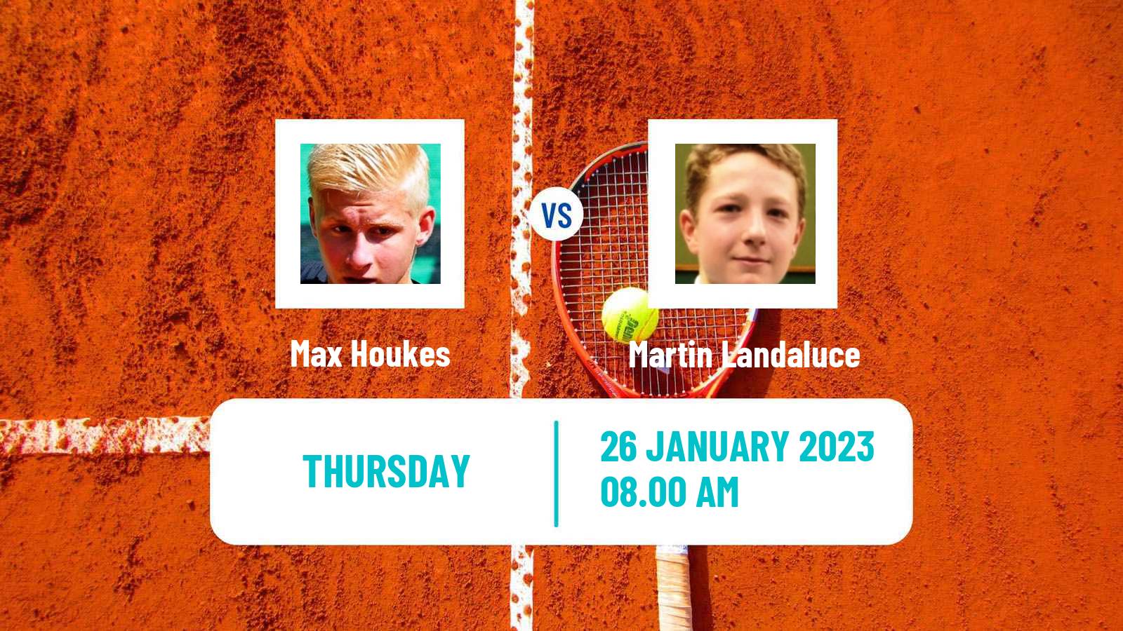 Tennis ITF Tournaments Max Houkes - Martin Landaluce