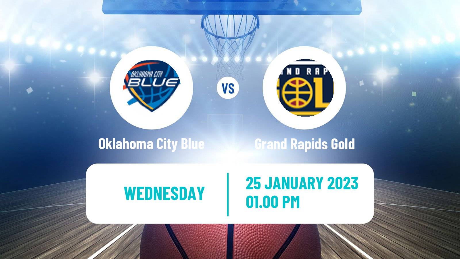 Basketball NBA G-League Oklahoma City Blue - Grand Rapids Gold