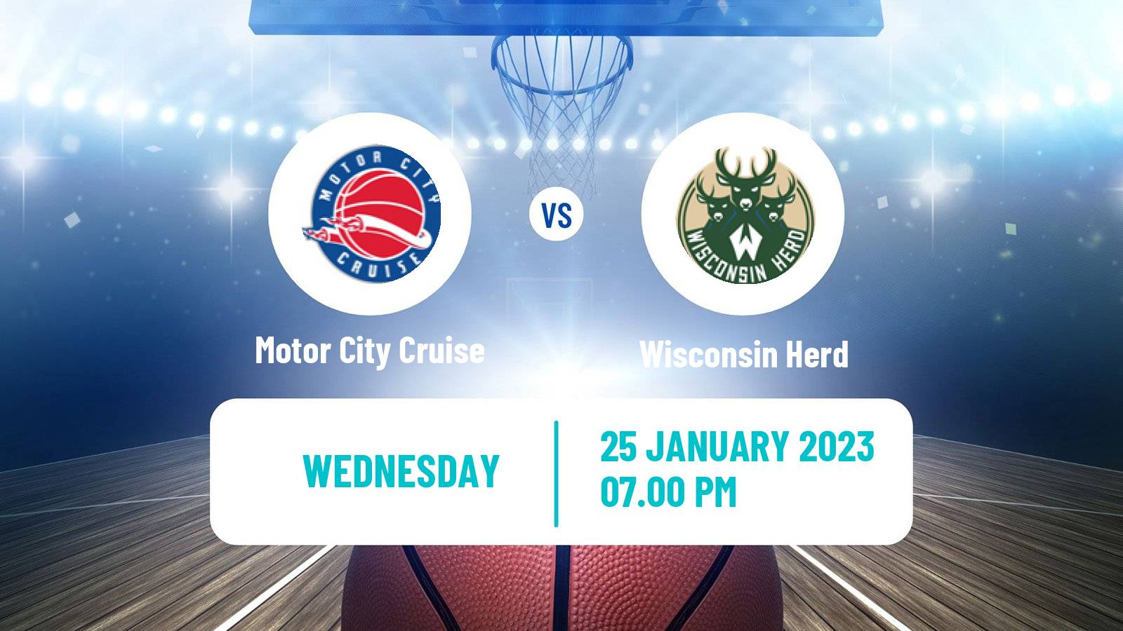 Basketball NBA G-League Motor City Cruise - Wisconsin Herd