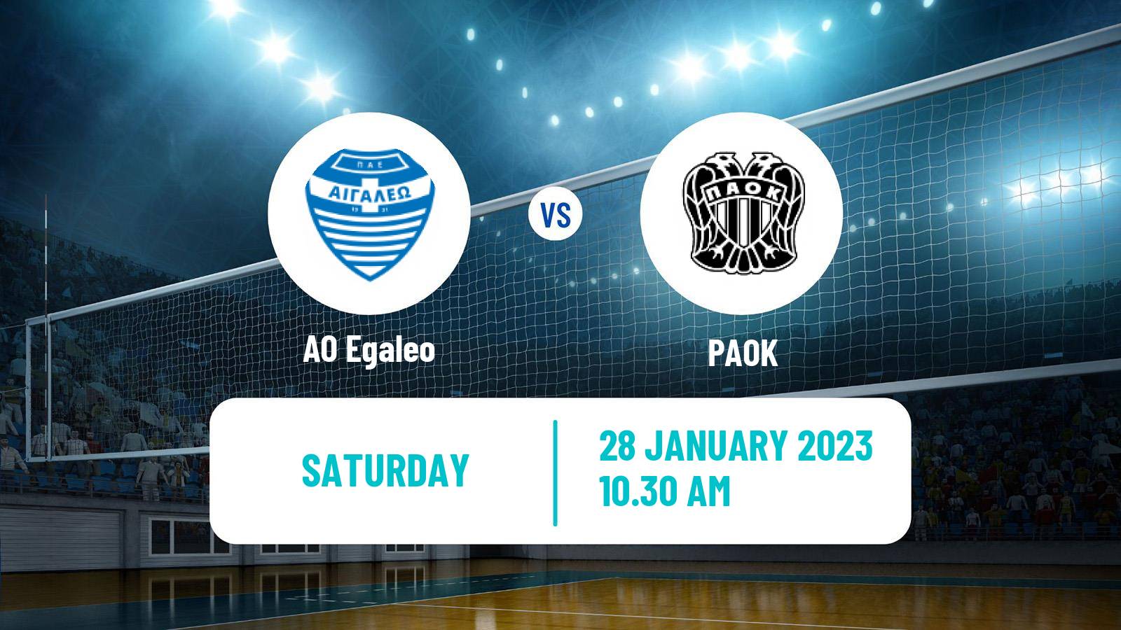 Volleyball Greek A1 Volleyball Women Egaleo - PAOK