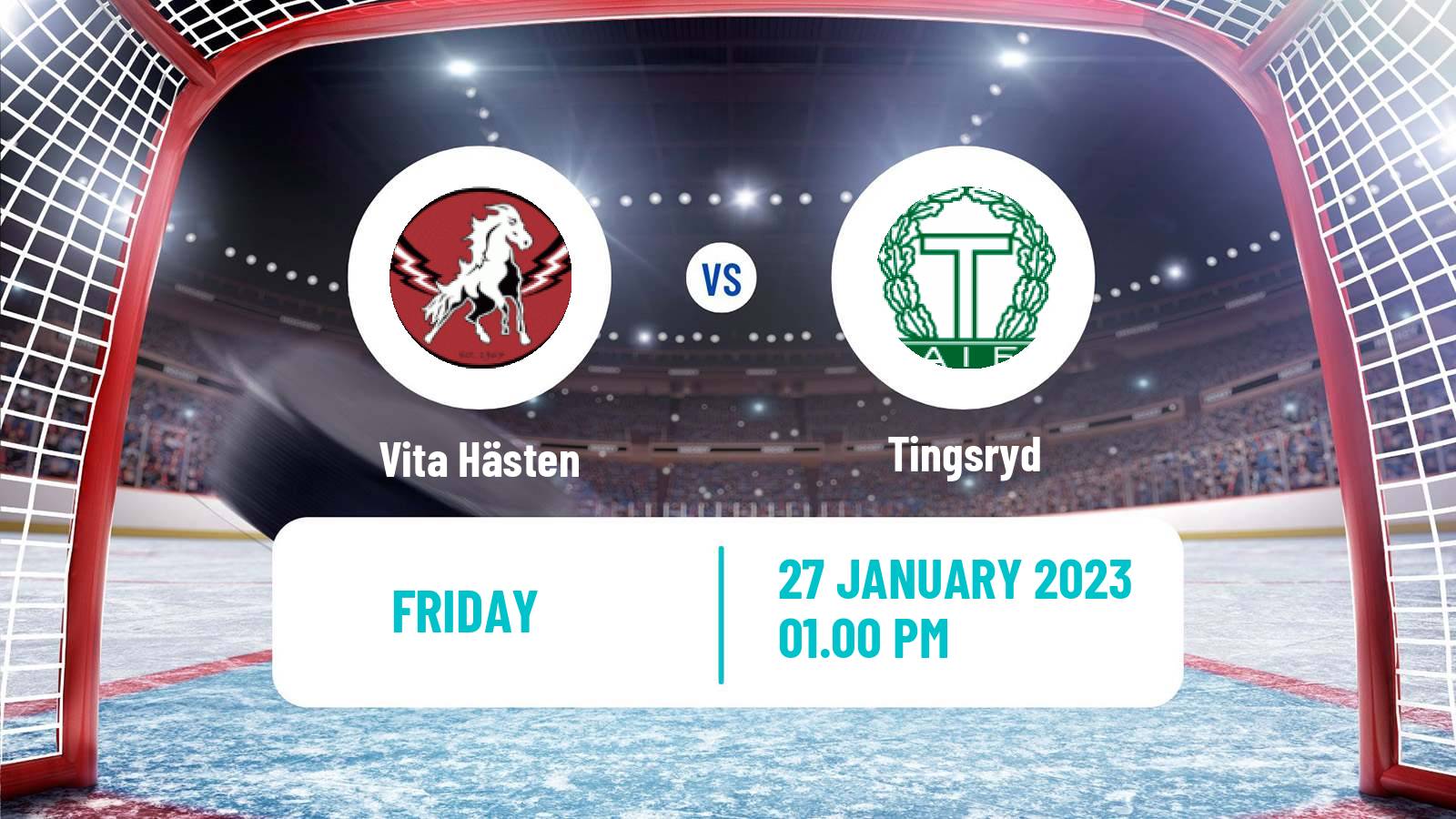 Hockey Swedish Hockey Allsvenskan Vita Hästen - Tingsryd