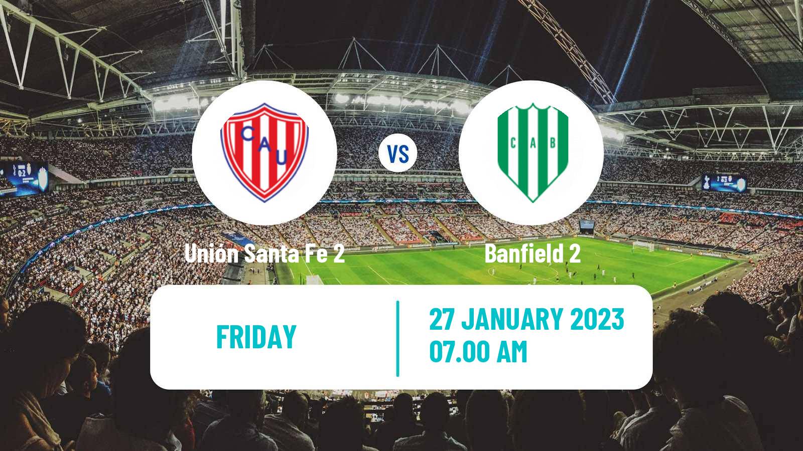 Soccer Argentinian Reserve League Unión Santa Fe 2 - Banfield 2