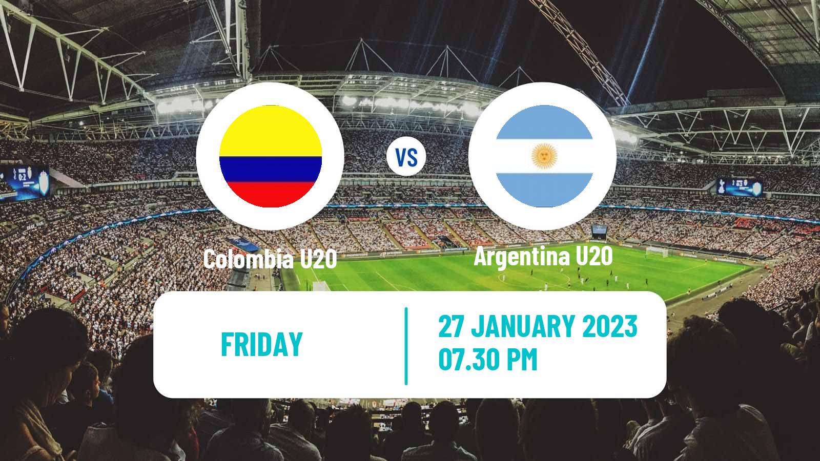 Soccer South American Championship U20 Colombia U20 - Argentina U20