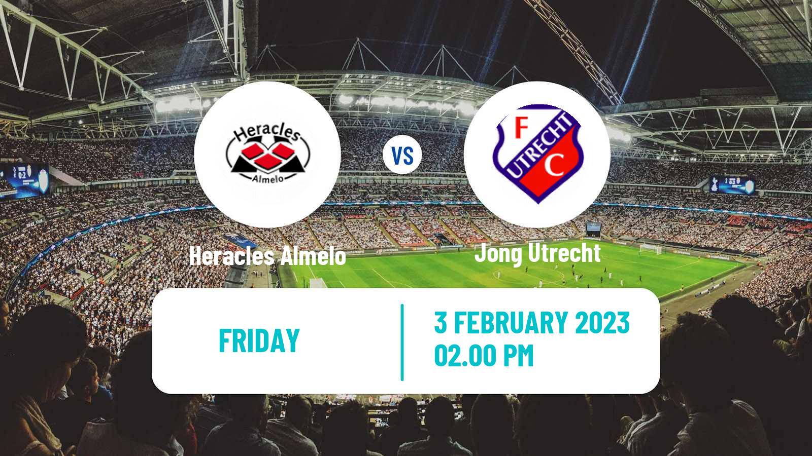 Soccer Dutch Eerste Divisie Heracles Almelo - Jong Utrecht