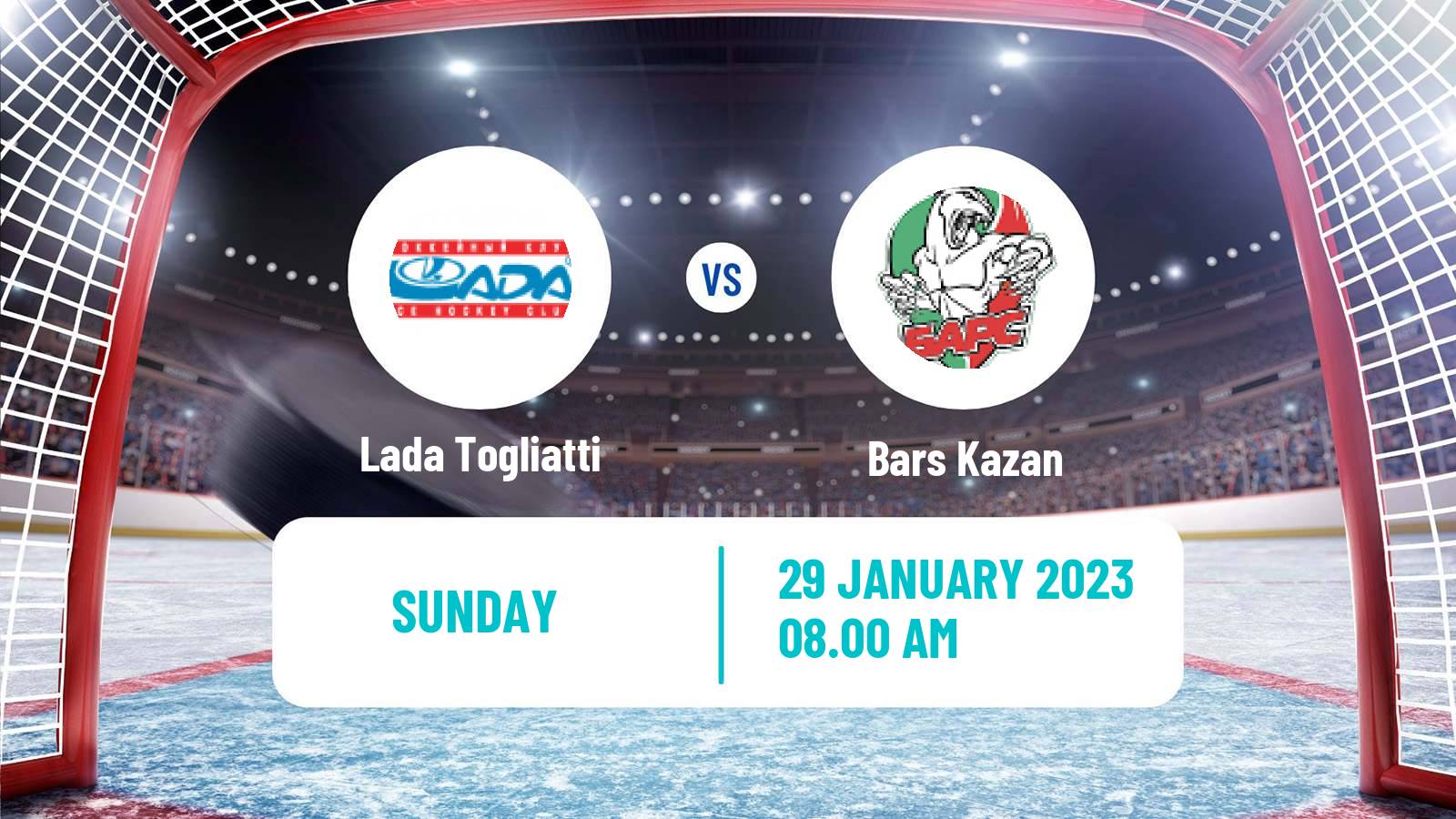 Hockey VHL Lada Togliatti - Bars Kazan