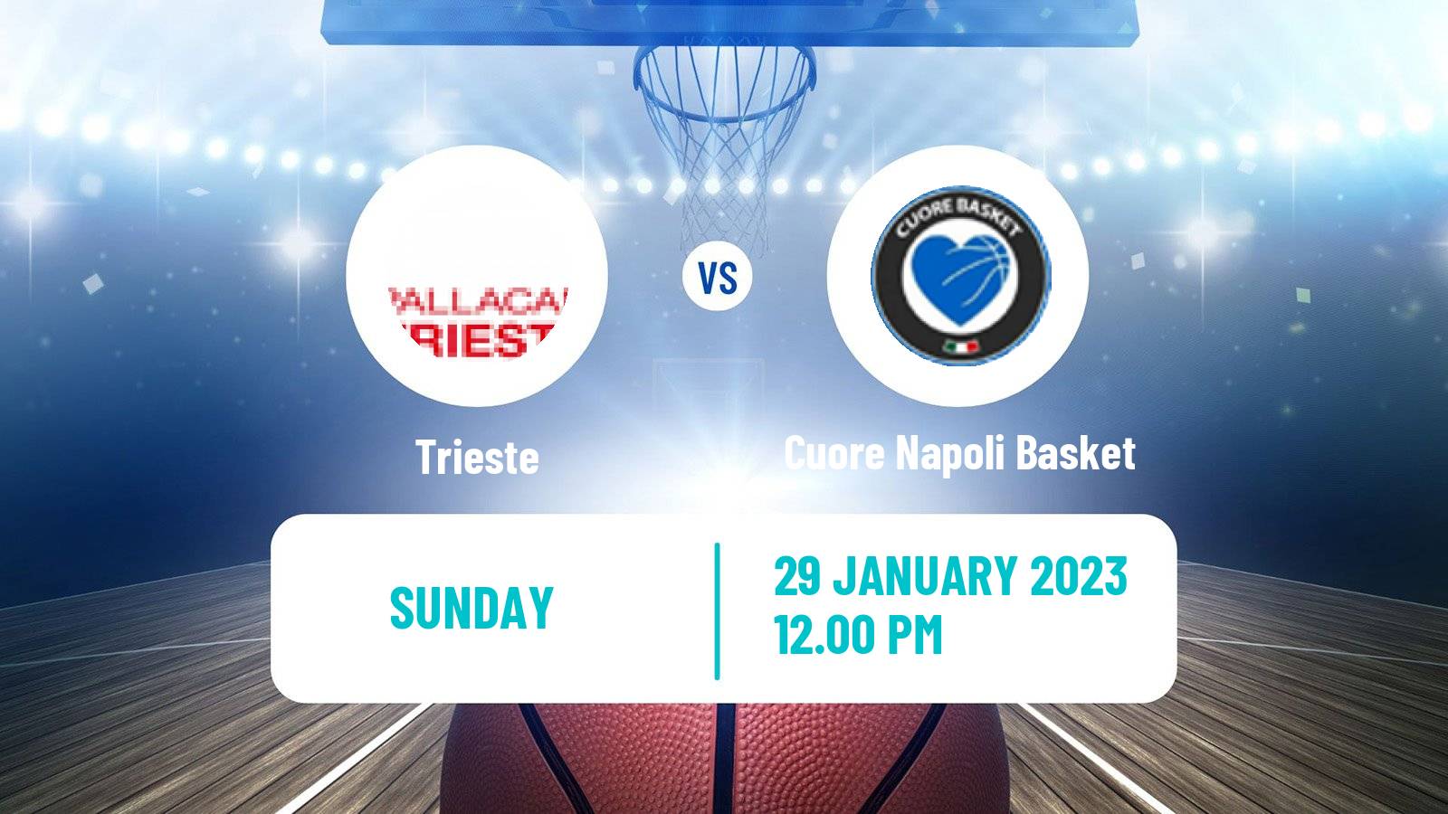 Basketball Italian Lega A Basketball Trieste - Cuore Napoli Basket