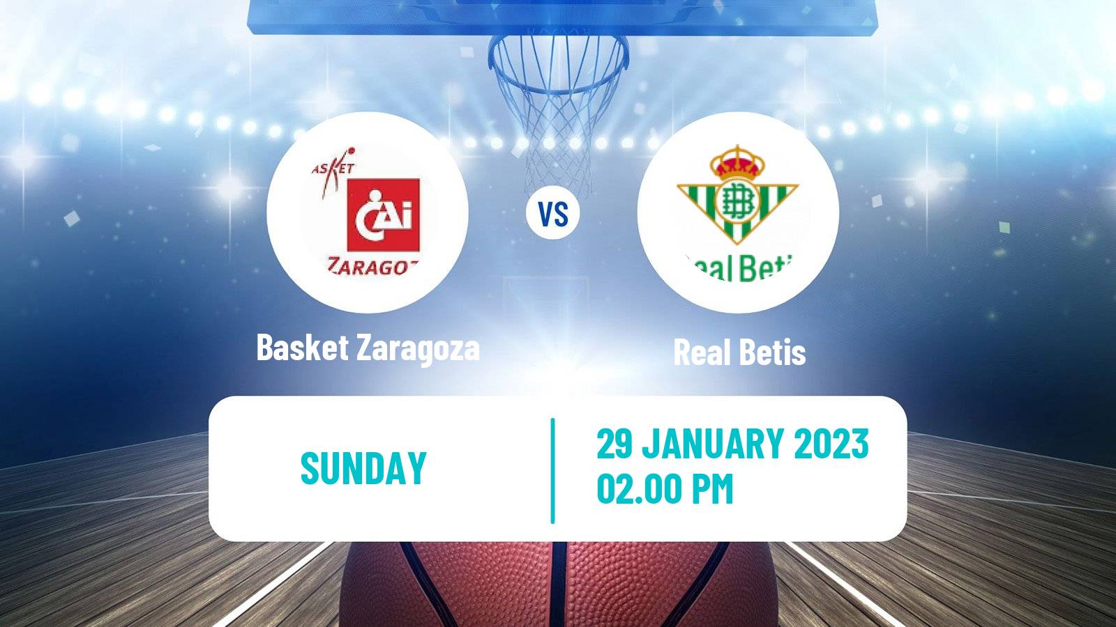 Basketball Spanish ACB League Basket Zaragoza - Real Betis