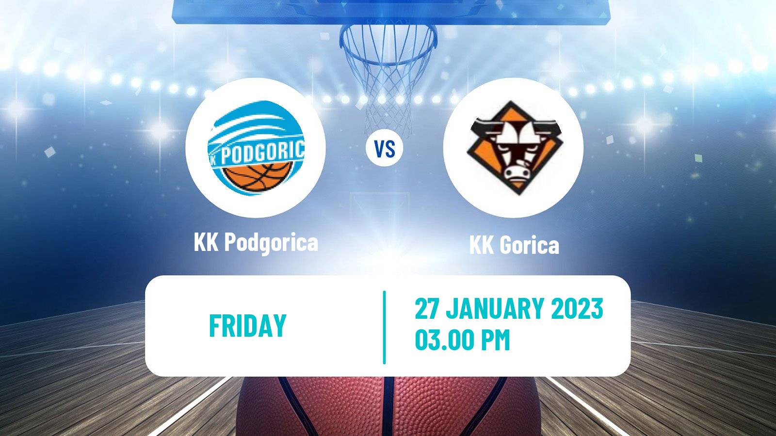 Basketball Adriatic League 2 Podgorica - Gorica