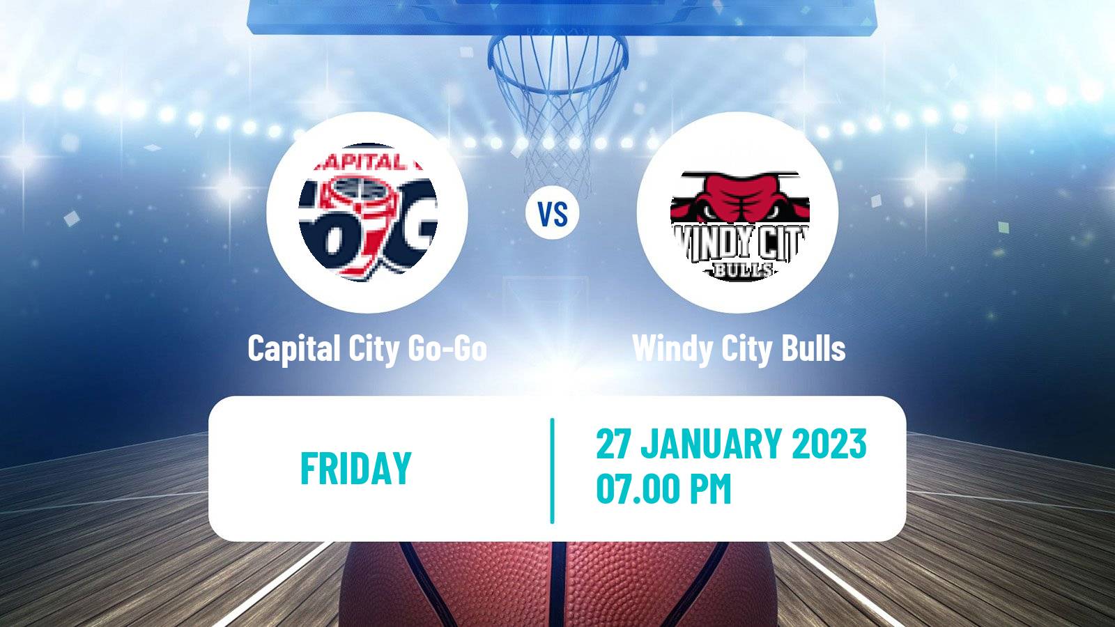 Basketball NBA G-League Capital City Go-Go - Windy City Bulls