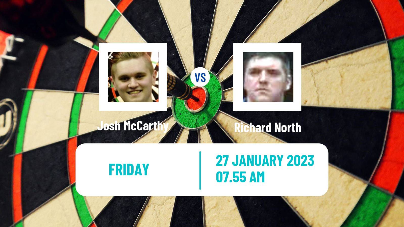 Darts Darts Josh McCarthy - Richard North