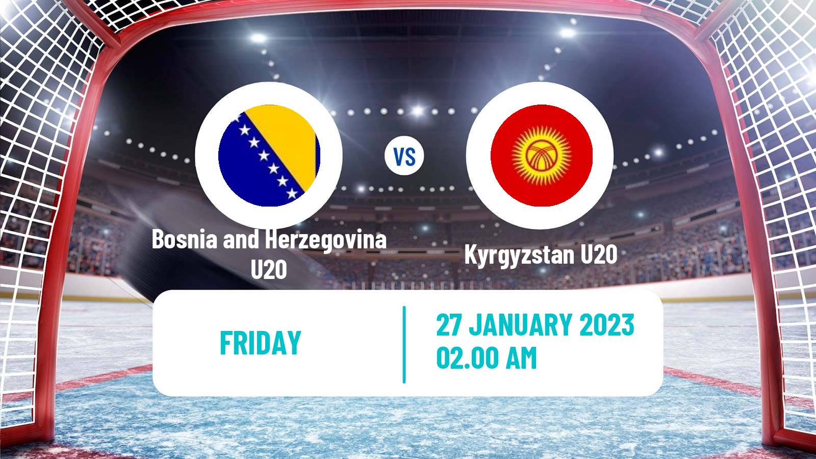 Hockey IIHF World U20 Championship III Bosnia and Herzegovina U20 - Kyrgyzstan U20