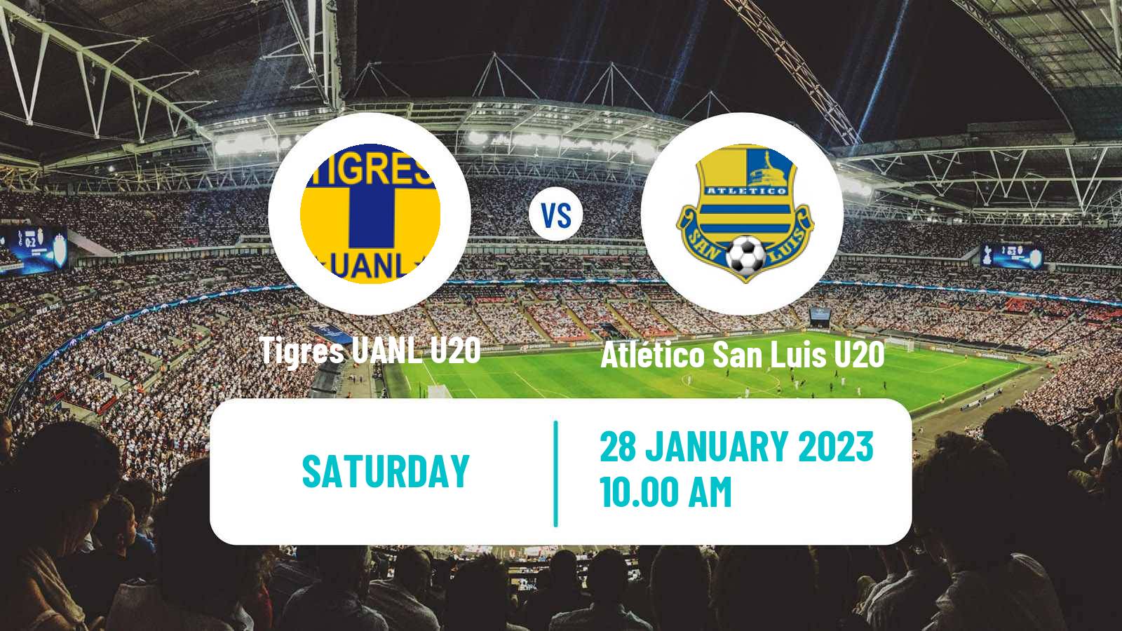 Soccer Mexican Liga MX U20 Tigres UANL U20 - Atlético San Luis U20