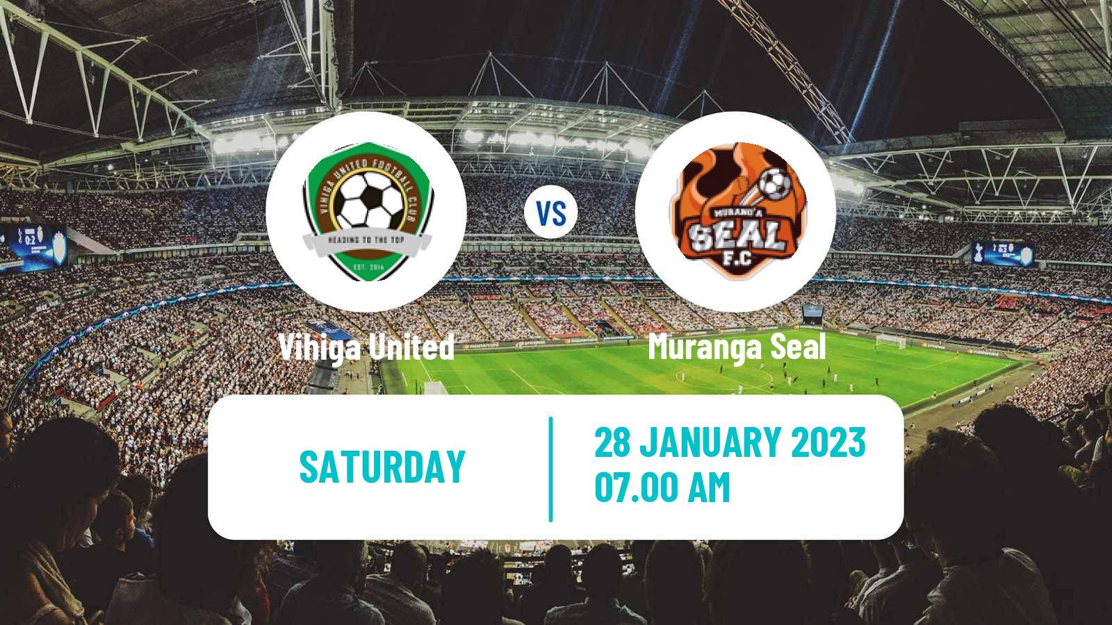 Soccer Kenyan Super League Vihiga United - Muranga Seal