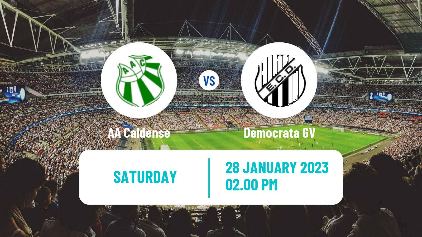 Soccer Brazilian Campeonato Mineiro Caldense - Democrata GV