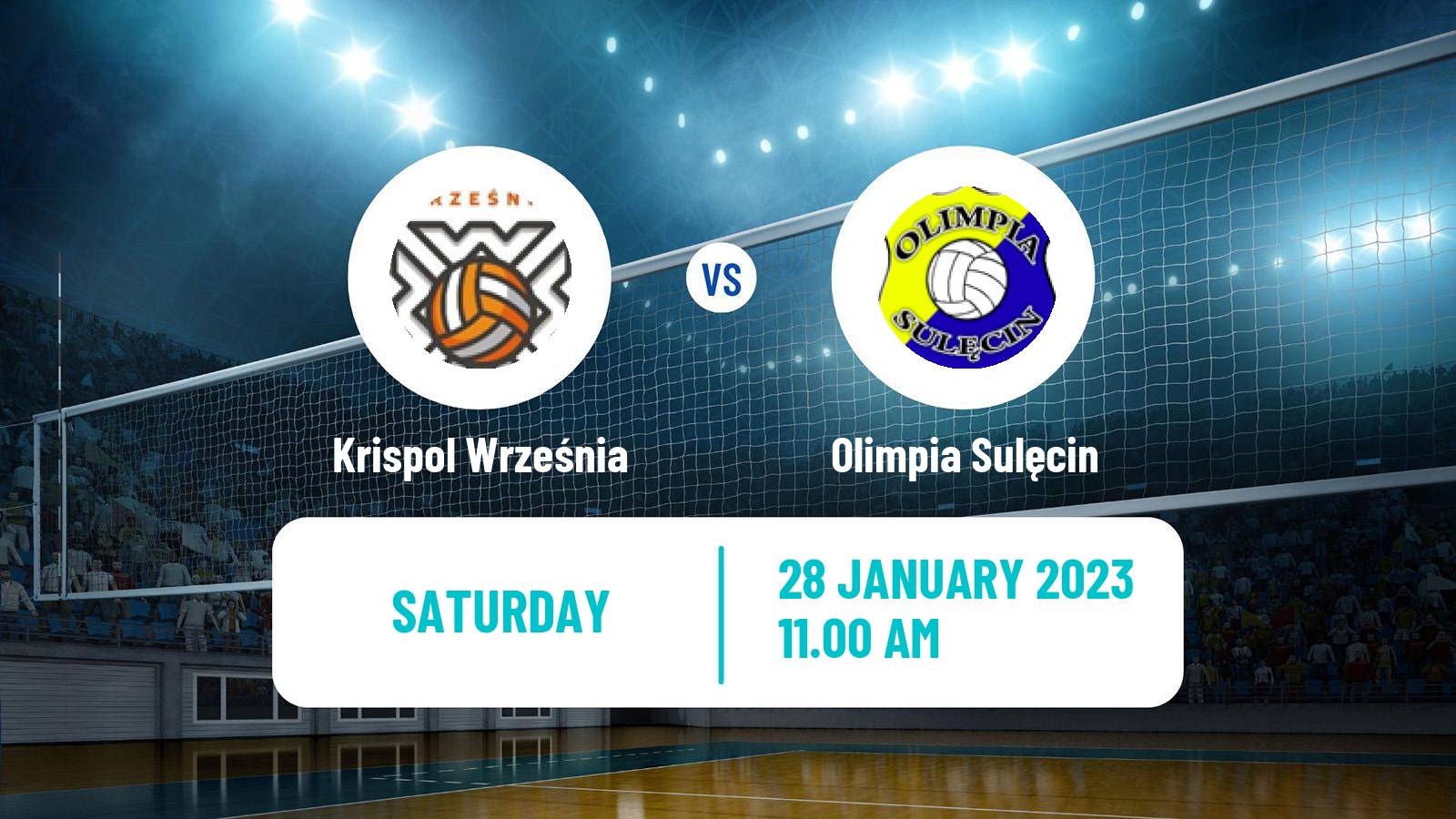 Volleyball Polish I Liga Volleyball Krispol Września - Olimpia Sulęcin