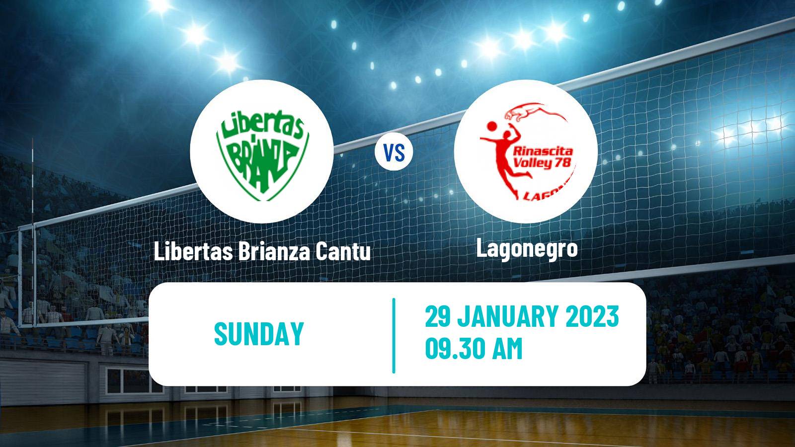 Volleyball Italian Serie A2 Volleyball Libertas Brianza Cantu - Lagonegro