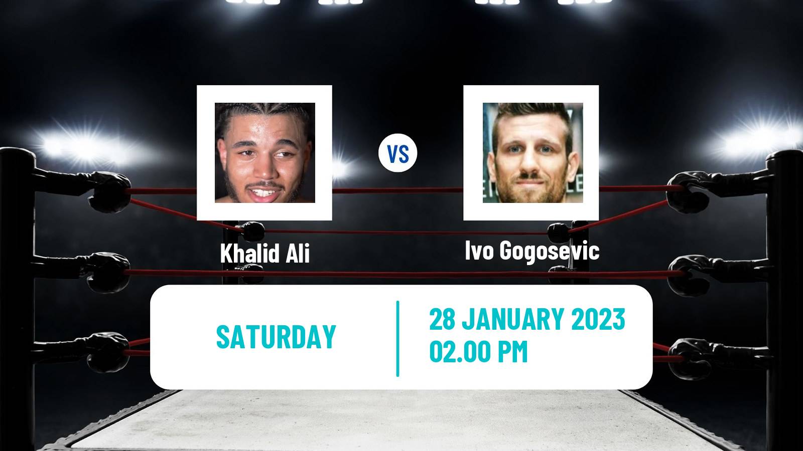 Boxing Boxing Khalid Ali - Ivo Gogosevic